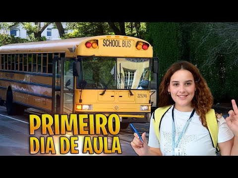 MY FIRST DAY OF SCHOOL AT AN AMERICAN HIGH SCHOOL 🇺🇸