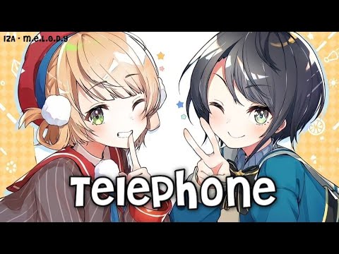 Nightcore- Telephone | Lyrics(Switching Vocals)(Lady Gaga)