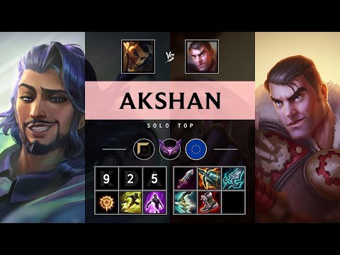 Akshan Top vs Jayce: Godlike - EUW Master Patch 25.S1.2