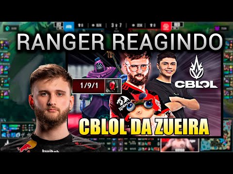 RANGER REAGINDO AO BRONZIOCRE - "RANGER FORÇANDO MULTA E FEED INTENCIONAL - CBLOL DA ZUEIRA"