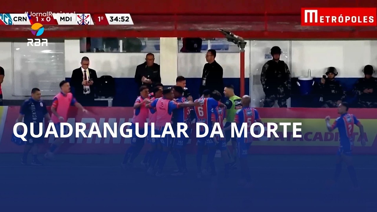 Quadrangular do rebaixamento pega fogo no Catarinense