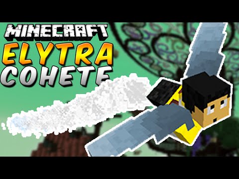 Minecraft: Las Alas de Elytra con Mochila Cohete - Rabahrex