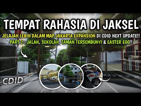 Ada TEMPAT RAHASIA Wajib Tau Di Map JAKARTA EXPANSION CDID UPDATE Mendatang!! | CDID Roblox Part 2