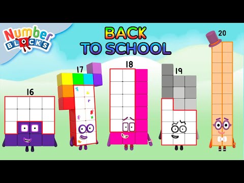 Back to School Maths | Meet Numbers 16-20 | Learn to Count | @Numberblocks