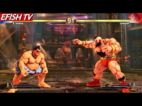 LEVEL 8 E Honda vs Zangief STREET FIGHTER V Hardest Battle Match