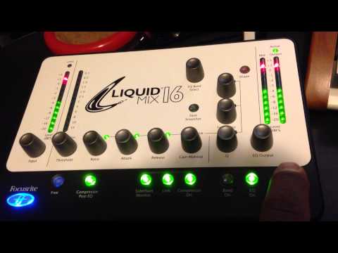 Focusrite Liquid Mix 16 Demo - artbylaw