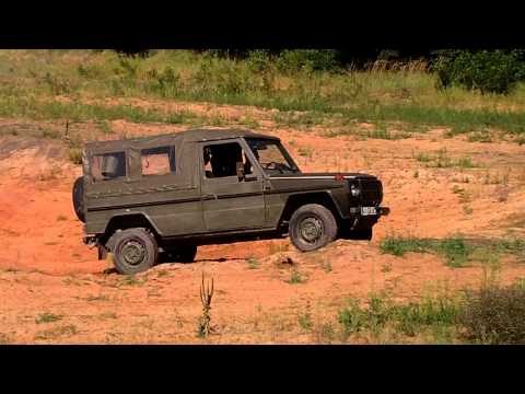 Puch 230GE im Sandkasten I - Militärfahrzeugtreffen Saarlouis 21.08.2010