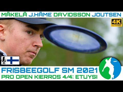 Frisbeegolf SM 2021 kärki, K4/4 ETUYSI, Väinö Mäkelä, Joonatan Häme, Daniel Davidsson, Pyry Joutsen