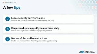 Make Your Computer Start Faster (Startup Apps)