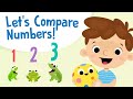 Comparing Numbers for Kids - Greater Than Less Than | Kindergarten and 1st Grade
