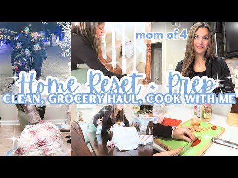 2026 CLEAN WITH ME 🧼| MOM OF 4 GET IT ALL DONE | GROCERY HAUL