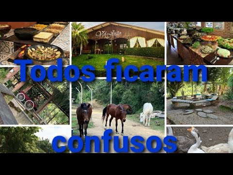 Mais um pouco do passeio no Sitio e restaurante vô João.