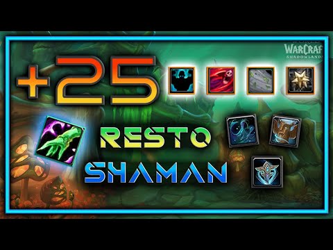 Plaguefall +25 Resto Shaman | Fortified Bursting Storming Season 3 Shadowlands 9.2.5