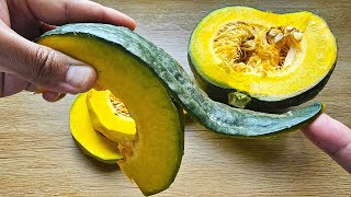 I WAS DYING AND DIDN'T KNOW IT - how to peel ABOTIÁ PUMPKIN easily WITHOUT CUTTING YOUR FINGERS