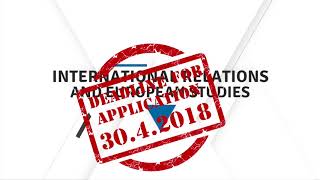 International Relations and European Studies Study Programme