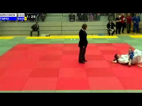 Judo U21 SM 2014: M21-66: HIRVONEN - TAPIO