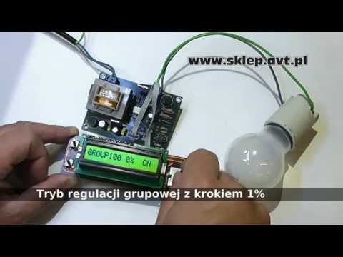 AVT2623 - UNIWERSALNY MIKROPROCESOROWY REGULATOR MOCY 230VAC