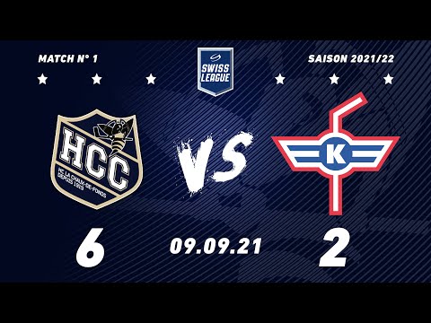 09.09.2021 HC La Chaux-de-Fonds - EHC Kloten (6-2)