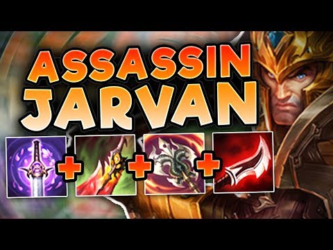 THIS ASSASSIN JARVAN BUILD IS SO STUPID! ONE SHOT THE ENEMY TEAM WITH JARVAN TOP! League of Legends