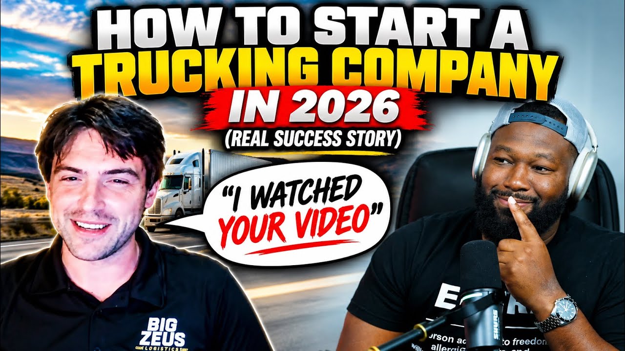 how to start a trucking company in 2026 real success story