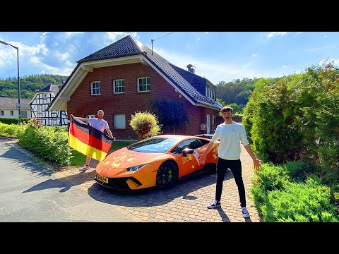 MET DE LAMBO NAAR DUITSLAND & DIT IS ONZE VILLA!