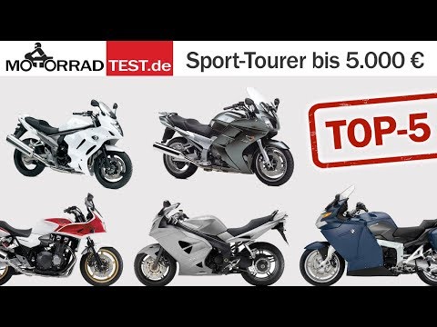 Top 5 Sport Tourers up to €5,000 | The 5 best motorcycles for travel & sport under €5,000