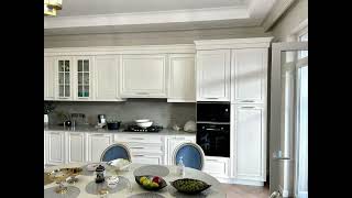 Неоклассическая угловая белая кухня Проект 159 фото 8