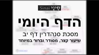 דף יומי מסכת סנהדרין דף יב - שיעור קצר וברור במיוחד בליווי תרשים (שיעורי הדף היומי בקצרה מאת הרב אורי בריליאנט) - התמונה מוצגת ישירות מתוך אתר האינטרנט יוטיוב. זכויות היוצרים בתמונה שייכות ליוצרה. קישור קרדיט למקור התוכן נמצא בתוך דף הסרטון דף יומי מסכת סנהדרין דף יב - שיעור קצר וברור במיוחד בליווי תרשים (שיעורי הדף היומי בקצרה מאת הרב אורי בריליאנט) - התמונה מוצגת ישירות מתוך אתר האינטרנט יוטיוב. זכויות היוצרים בתמונה שייכות ליוצרה. קישור קרדיט למקור התוכן נמצא בתוך דף הסרטון