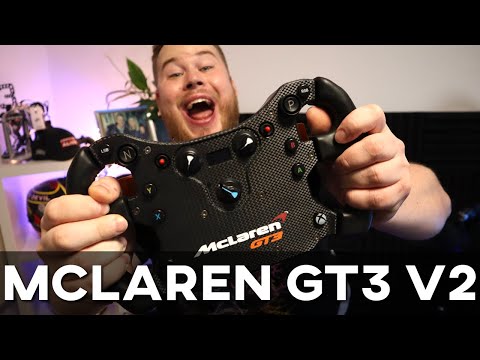 New Fanatec CSL McLaren GT3 V2 Wheel Unboxing and Review