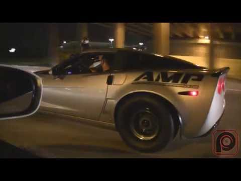 GT1R R35 (1300hp) vs AMP F1X C6 Corvette (1400hp) - Dallas vs OKC 2016