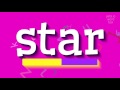 HOW TO SAY STAR Star