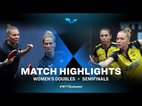 Olga Vorobeva/Yana Noskova vs Linda Bergstrom/Christina Kallberg | WTT Contender Budapest 2021 (1/2)