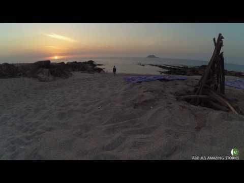 Beautiful beach sunset, Karachi, Pakistan