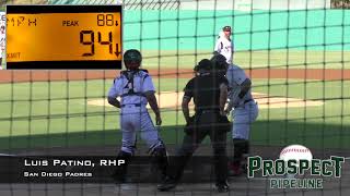Luis Patiño Prospect Video, RHP, San Diego Padres