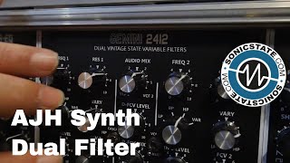 Video thumbnail for Synthfest 2017: AJH Synth  Gemini 2412 Dual Vintage Filter by sonicstate