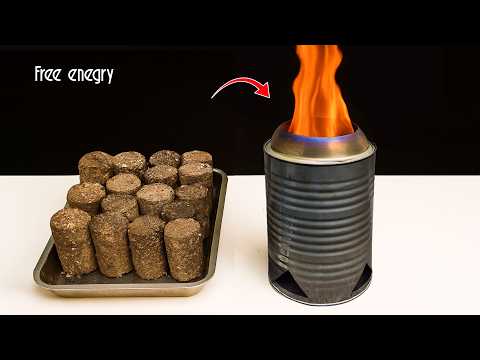 Mischen Sie Kaffeesatz damit, um unbegrenzt Hitze für Ihr rauchfreies Feuer zu erzeugen.