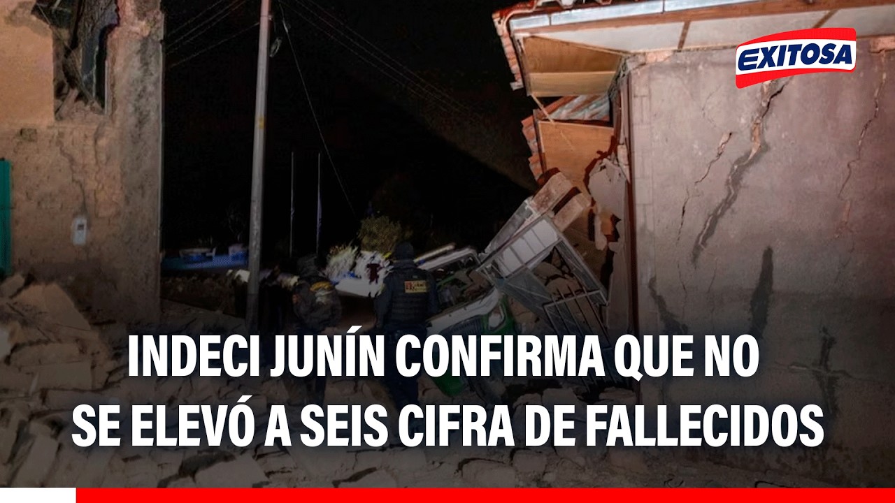 🔴🔵 Jefe de INDECI Junín confirma que son cinco los fallecidos ante reportes de un sexto