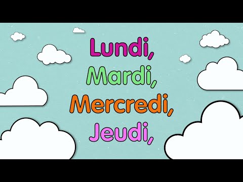 Les jours de la semaine - Learn the days of the week in french