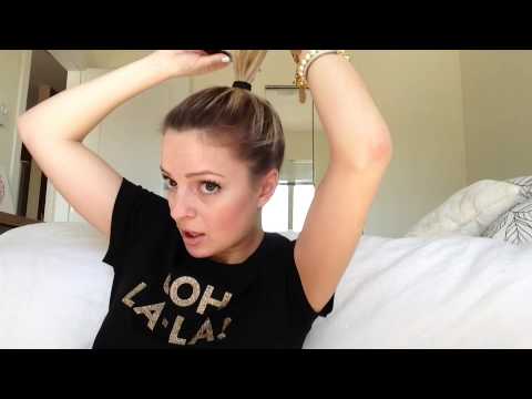 How to do a Sock Bun Without Using a Sock //