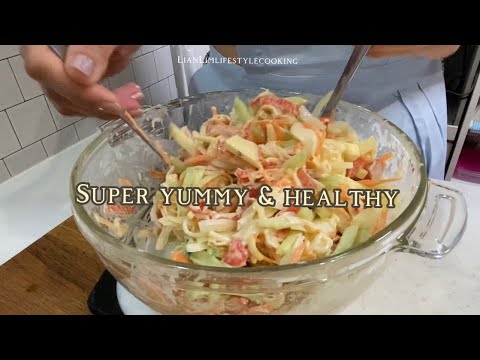 KANI CUCUMBER SALAD| Japanese style crab salad recipe 3 minutes cooking