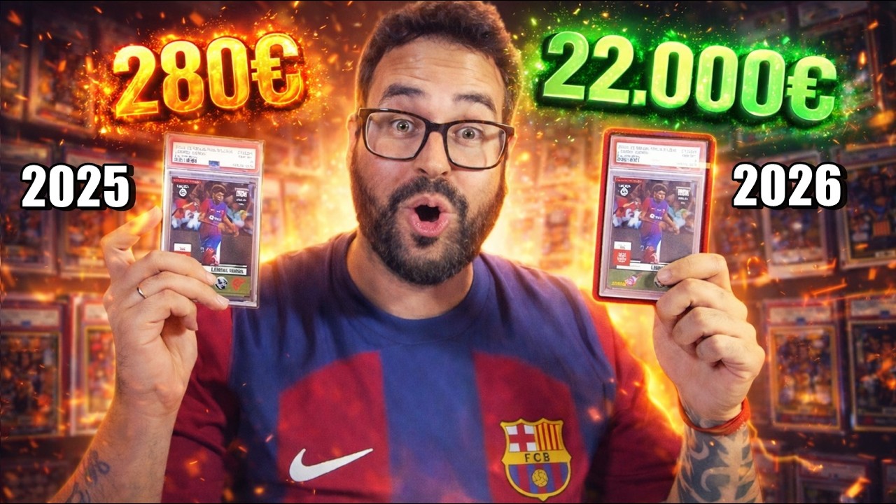 Compré esta carta de Lamine Yamal por 280€… ¡AHORA VALE 22.000€! 😱