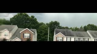 lightning strike almost hit me (front yard view)