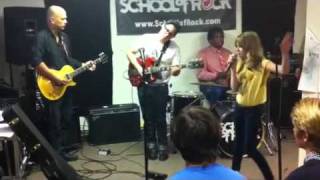 Ava and School of Rock play w: Joey Santiago, of the Pixies