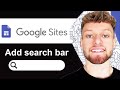 How To Add Search Bar In Google Sites Full Guide