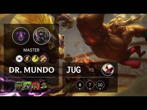 Dr. Mundo Jungle vs Lee Sin - KR Master Patch 10.7
