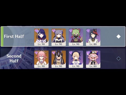 3.1 Spiral Abyss, Electro Supremacy ⚡- (Floor 12, 9★)