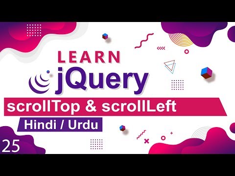 jQuery scrollTop scrollLeft Method Tutorial in Hindi Urdu