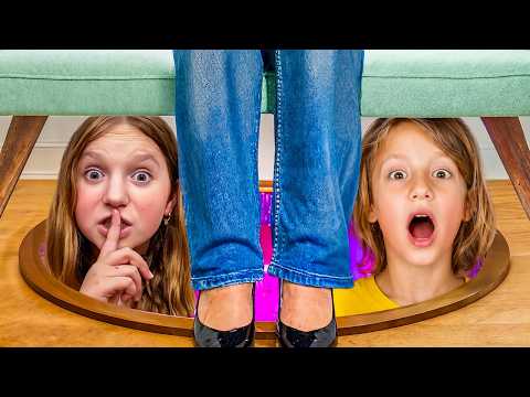 בנינו חדר סודי כדי להתחבא מאימא שלי!