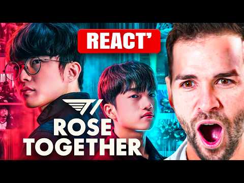 T1 / FAKER🔥SKYYART REACT AU REPORTAGE INÉDIT T1, LA FACE CACHÉE DE L ÉQUIPE (NOUVEAU)