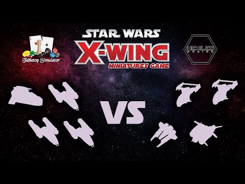 X-Wing - Tabletop Simulator | Tobby vs Scott (Yes, me) (01/27/20)